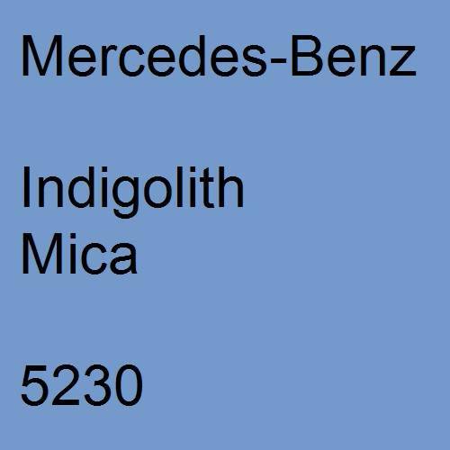 Mercedes-Benz, Indigolith Mica, 5230.